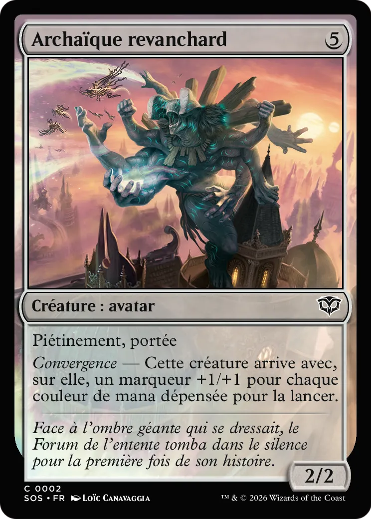Archaïque revanchard — Secrets of Strixhaven — Magic: The Gathering