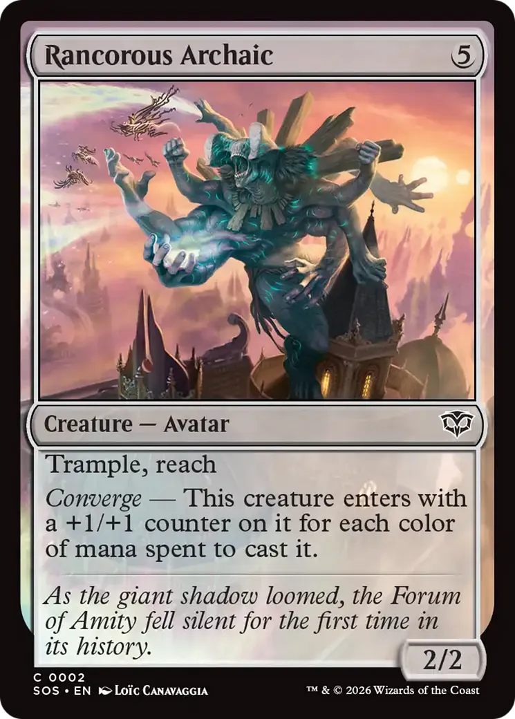 Rancorous Archaic — Secrets of Strixhaven — Magic: The Gathering