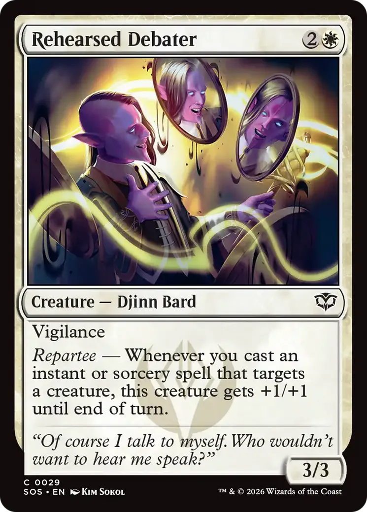 Débatteur préparé — Secrets of Strixhaven — Magic: The Gathering