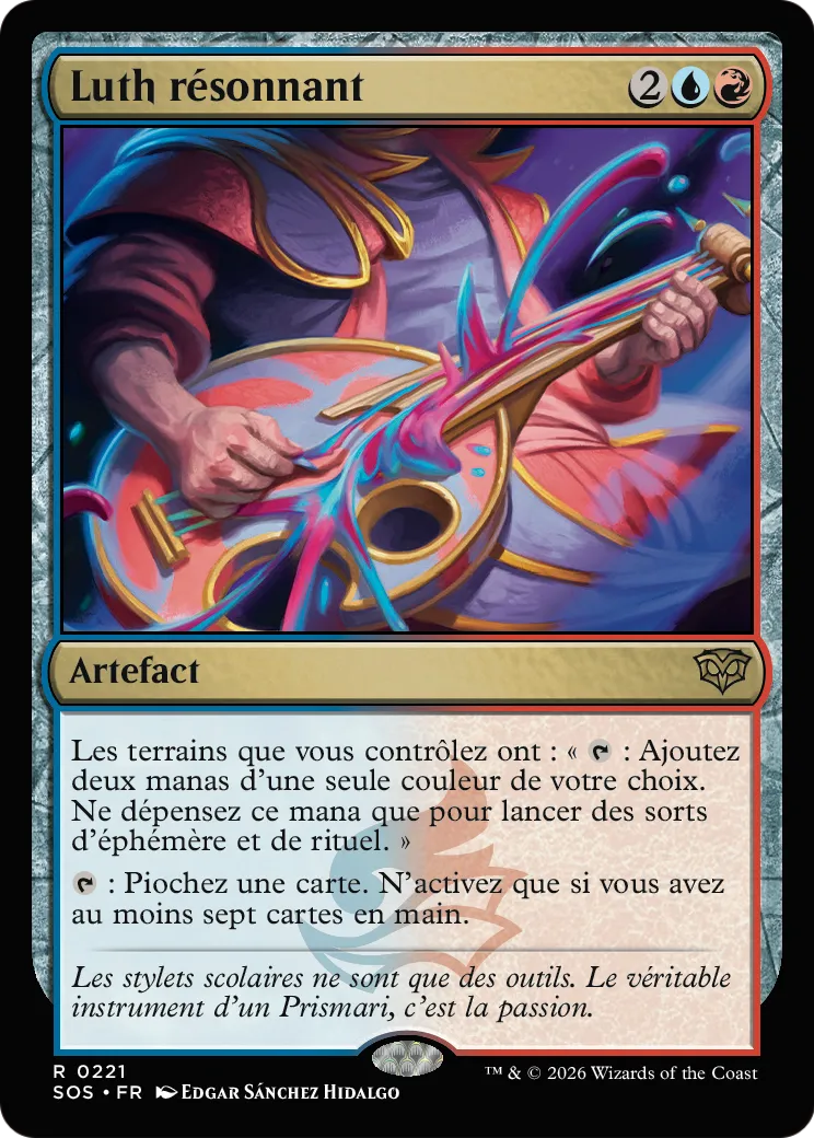 Luth résonnant — Secrets of Strixhaven — Magic: The Gathering