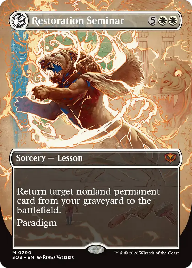 Restoration Seminar — Secrets of Strixhaven — Magic: The Gathering