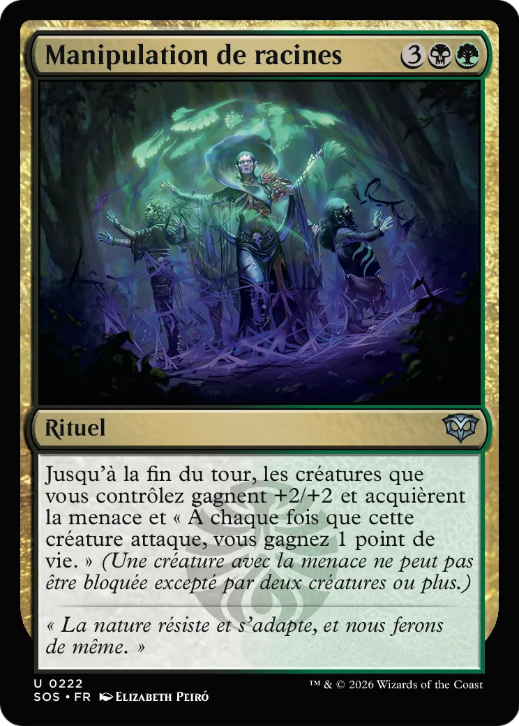 Manipulation de racines — Secrets of Strixhaven — Magic: The Gathering