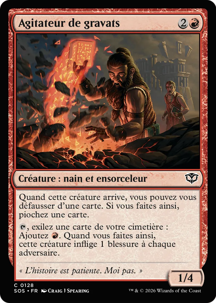 Agitateur de gravats — Secrets of Strixhaven — Magic: The Gathering