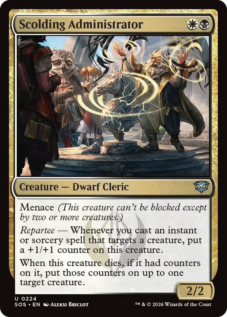 Administrateur sévère — Secrets of Strixhaven — Magic: The Gathering