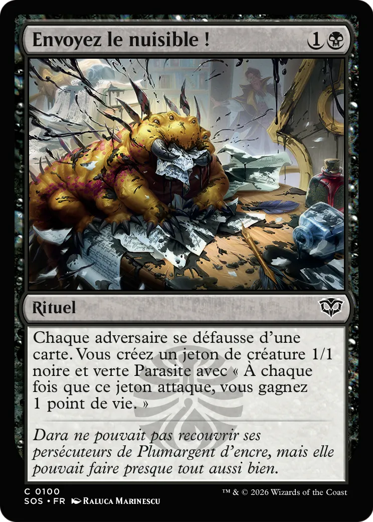 Envoyez le nuisible ! — Secrets of Strixhaven — Magic: The Gathering