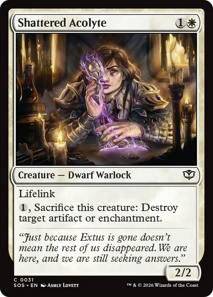 Acolyte fracassée — Secrets of Strixhaven — Magic: The Gathering
