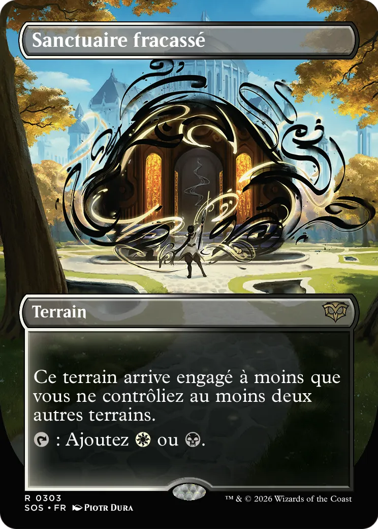 Sanctuaire fracassé — Secrets of Strixhaven — Magic: The Gathering