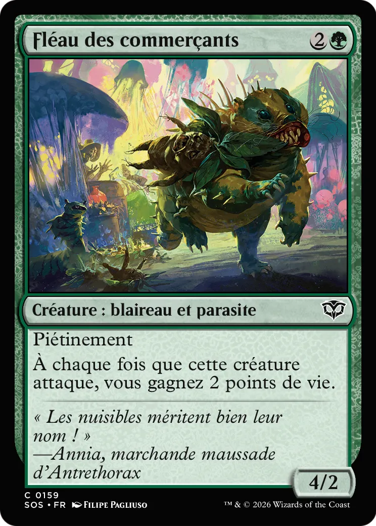 Fléau des commerçants — Secrets of Strixhaven — Magic: The Gathering