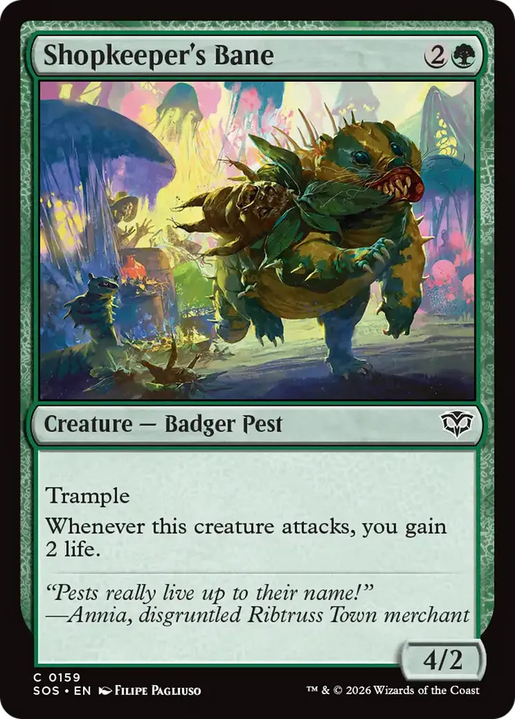 Shopkeeper's Bane — Secrets of Strixhaven — Magic: The Gathering
