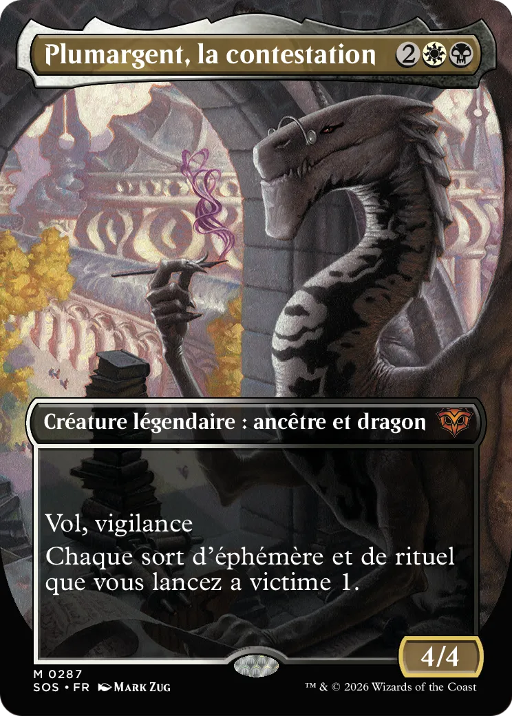 Plumargent, la contestation — Secrets of Strixhaven — Magic: The Gathering