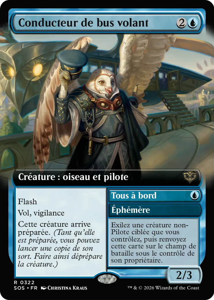 Conducteur de bus volant // All Aboard — Secrets of Strixhaven — Magic: The Gathering