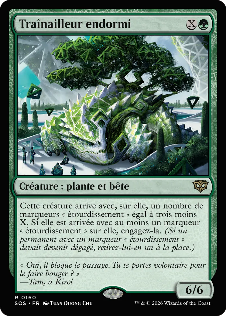 Traînailleur endormi — Secrets of Strixhaven — Magic: The Gathering