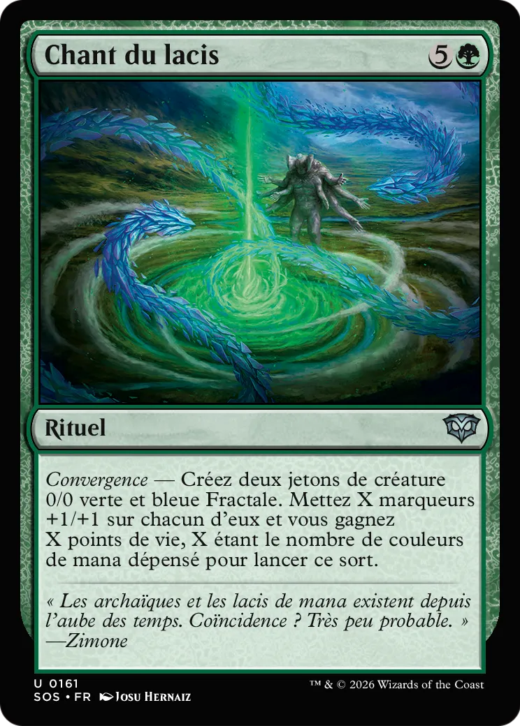 Chant du lacis — Secrets of Strixhaven — Magic: The Gathering