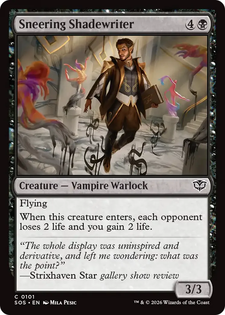 Ombrescribe narquois — Secrets of Strixhaven — Magic: The Gathering