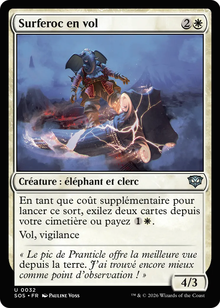Surferoc en vol — Secrets of Strixhaven — Magic: The Gathering