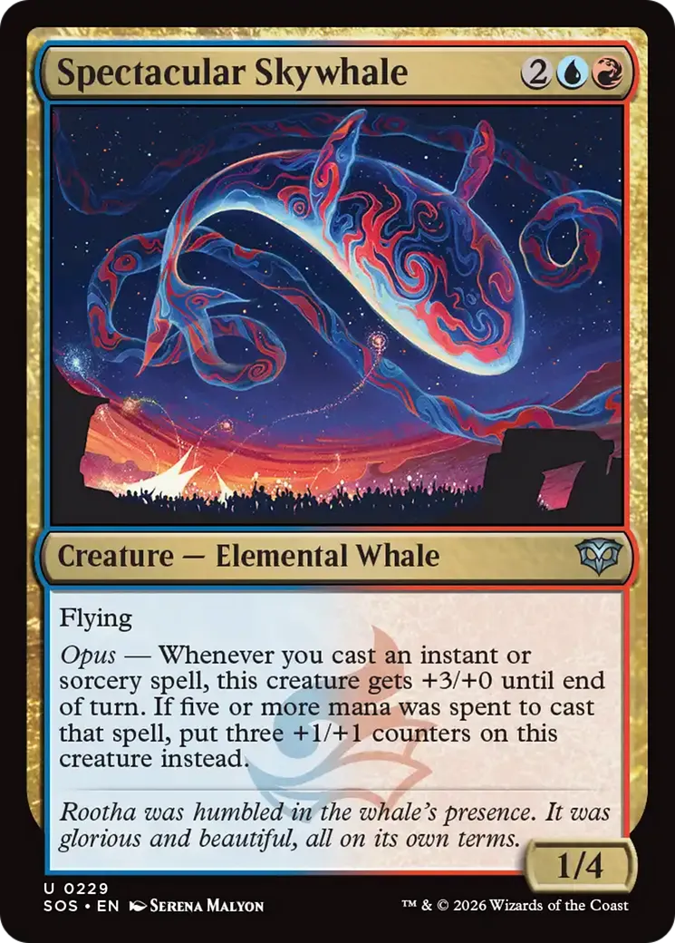 Spectacular Skywhale — Secrets of Strixhaven — Magic: The Gathering