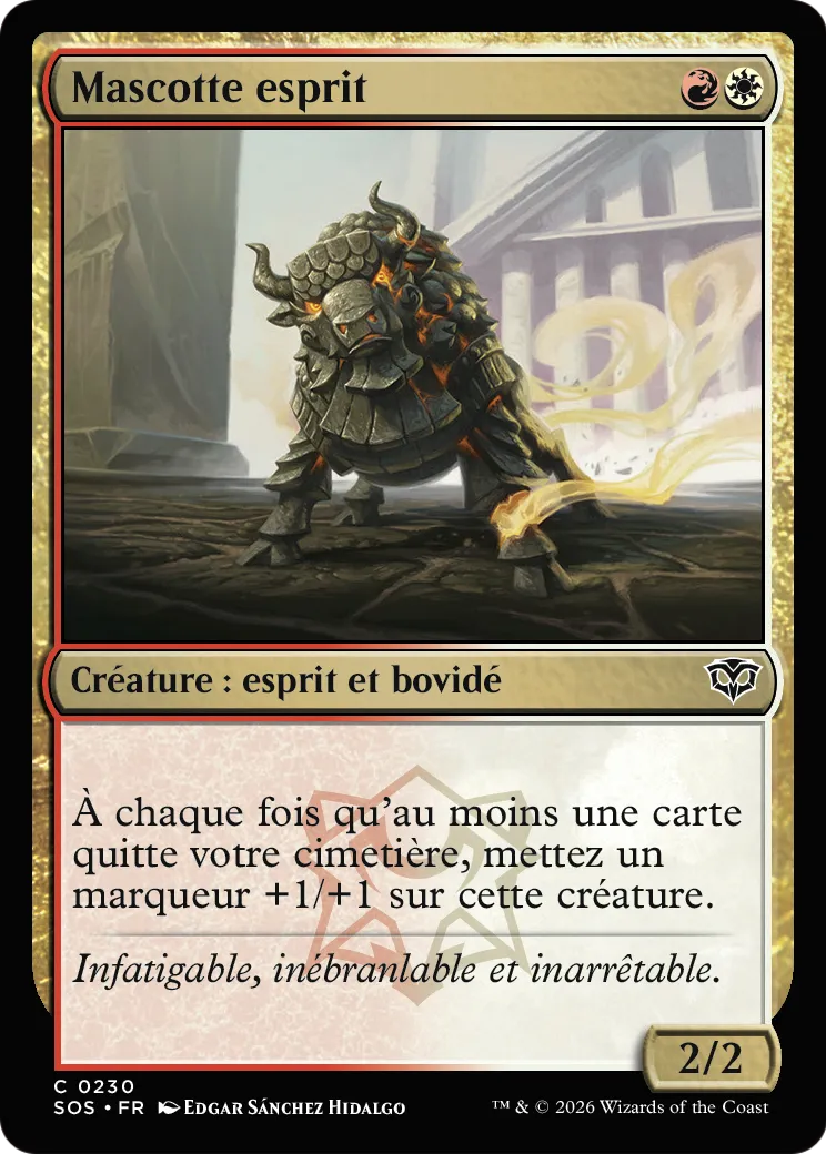 Mascotte esprit — Secrets of Strixhaven — Magic: The Gathering