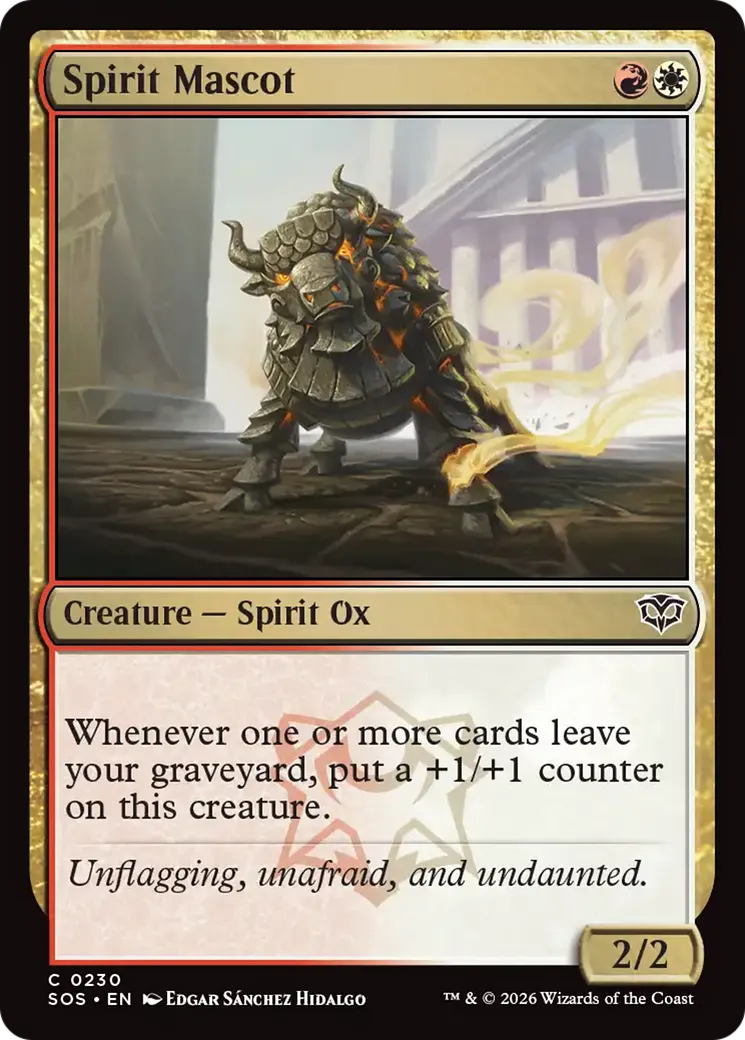 Mascotte esprit — Secrets of Strixhaven — Magic: The Gathering