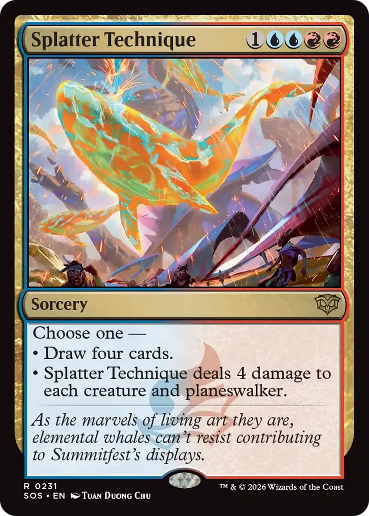 Splatter Technique — Secrets of Strixhaven — Magic: The Gathering