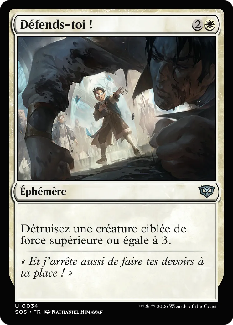 Défends-toi ! — Secrets of Strixhaven — Magic: The Gathering