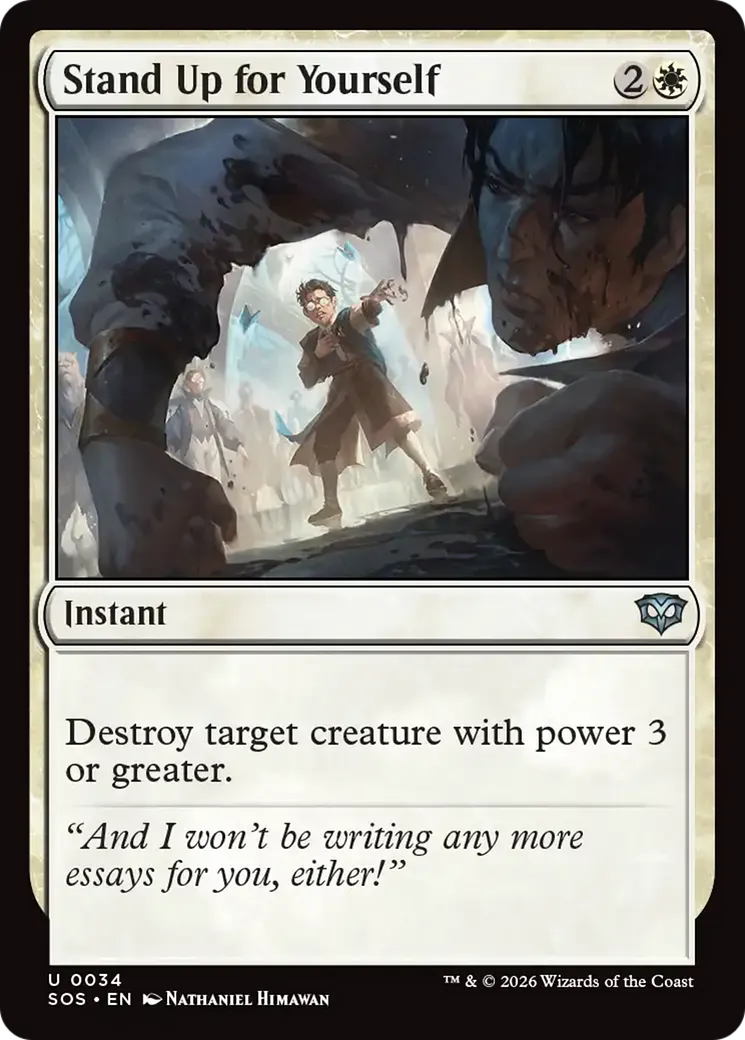Défends-toi ! — Secrets of Strixhaven — Magic: The Gathering