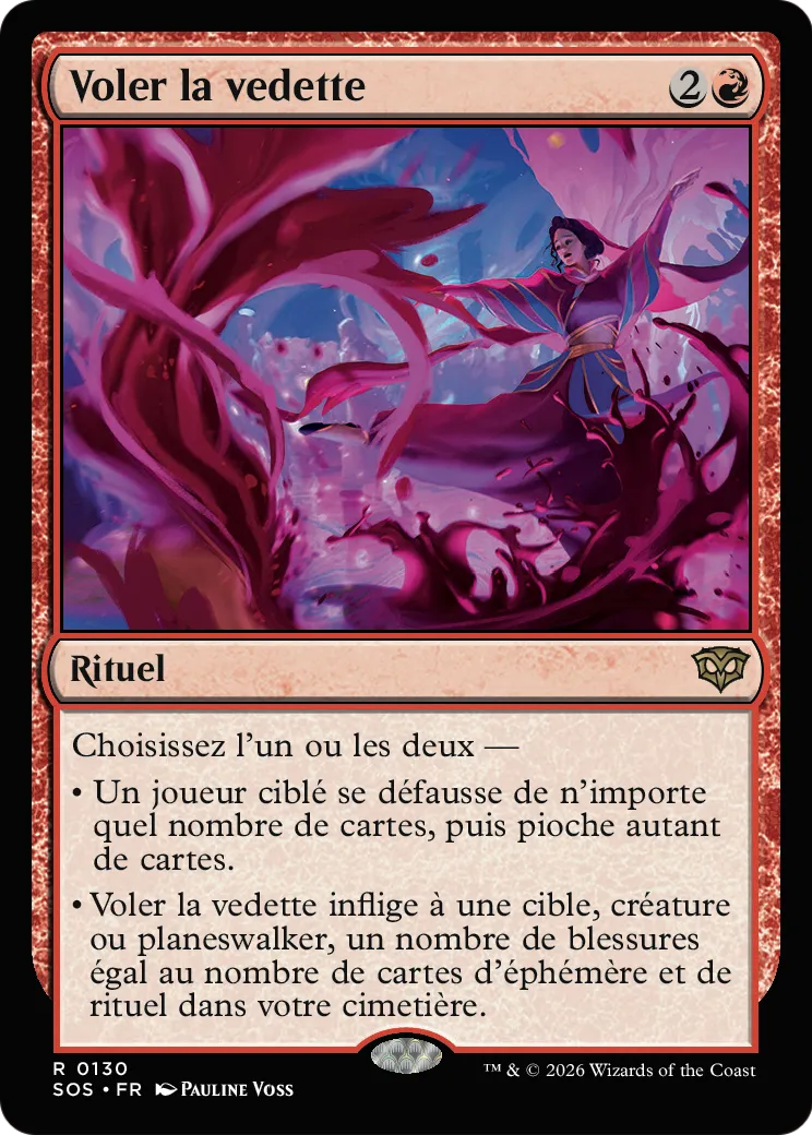 Voler la vedette — Secrets of Strixhaven — Magic: The Gathering
