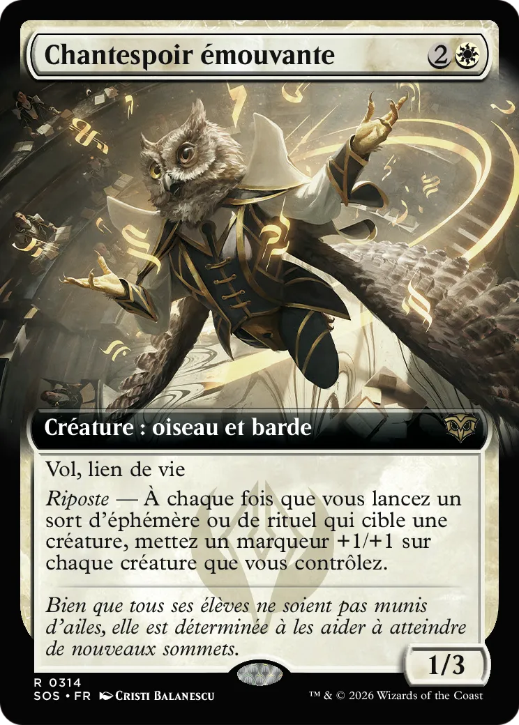 Chantespoir émouvante — Secrets of Strixhaven — Magic: The Gathering