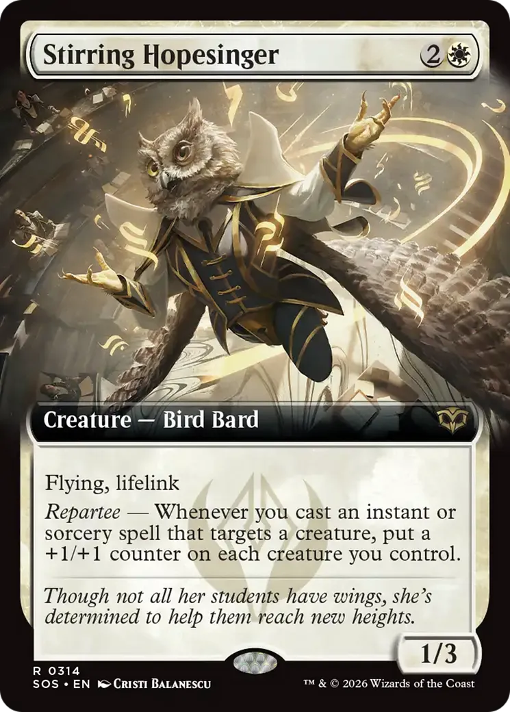Stirring Hopesinger — Secrets of Strixhaven — Magic: The Gathering