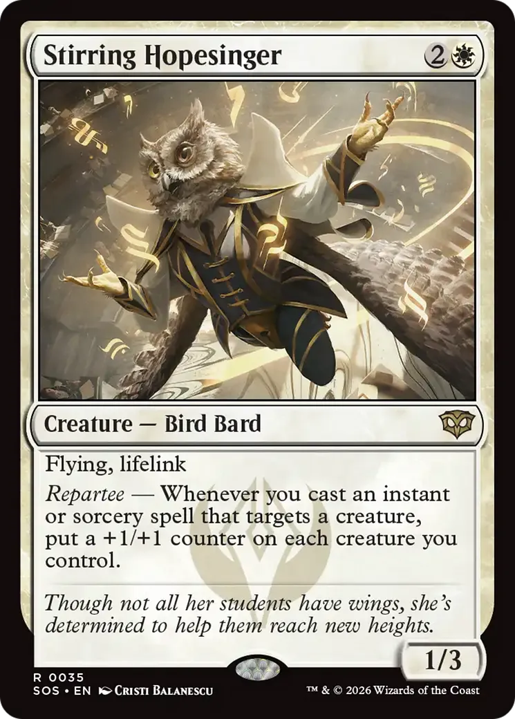 Stirring Hopesinger — Secrets of Strixhaven — Magic: The Gathering