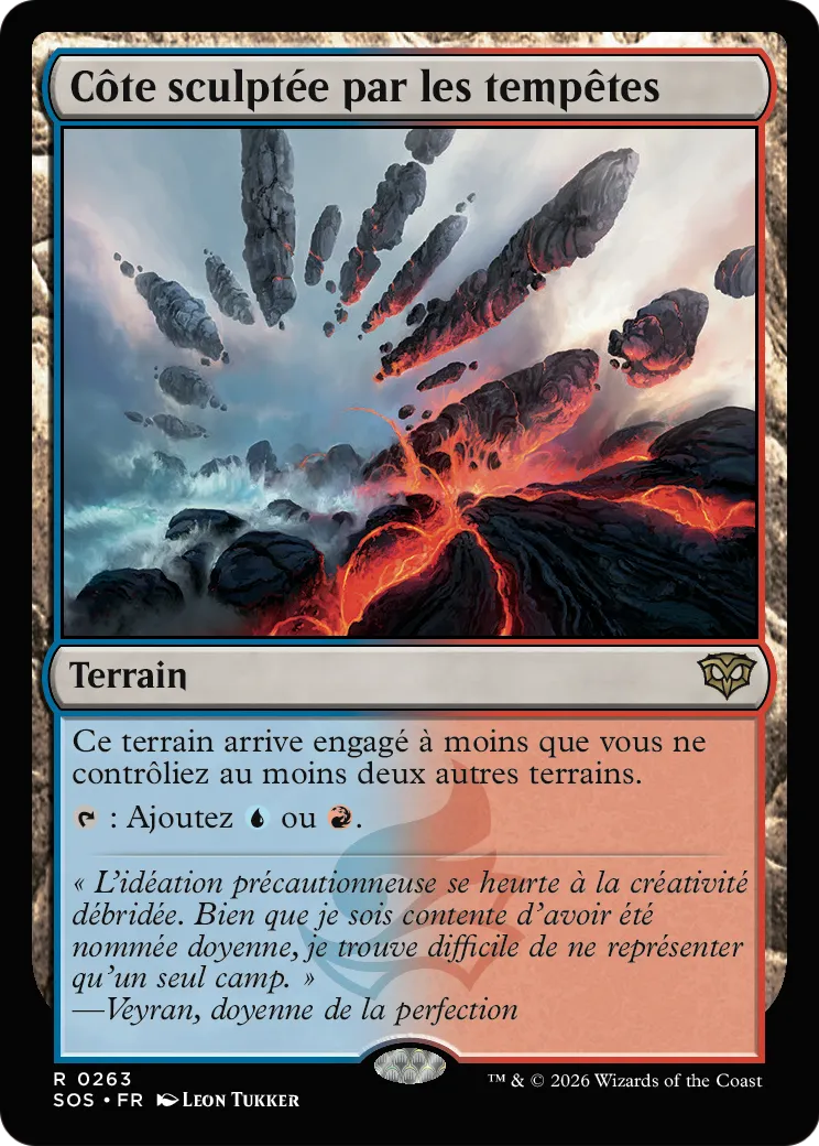 Côte sculptée par les tempêtes — Secrets of Strixhaven — Magic: The Gathering