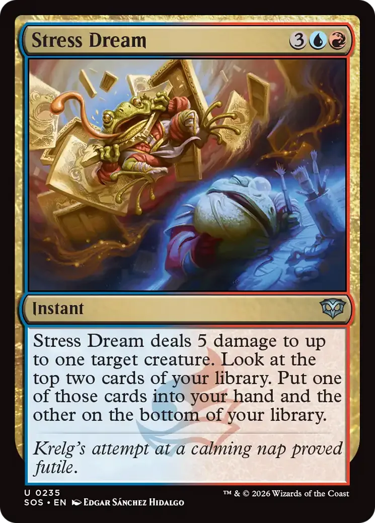 Rêve d'anxiété — Secrets of Strixhaven — Magic: The Gathering