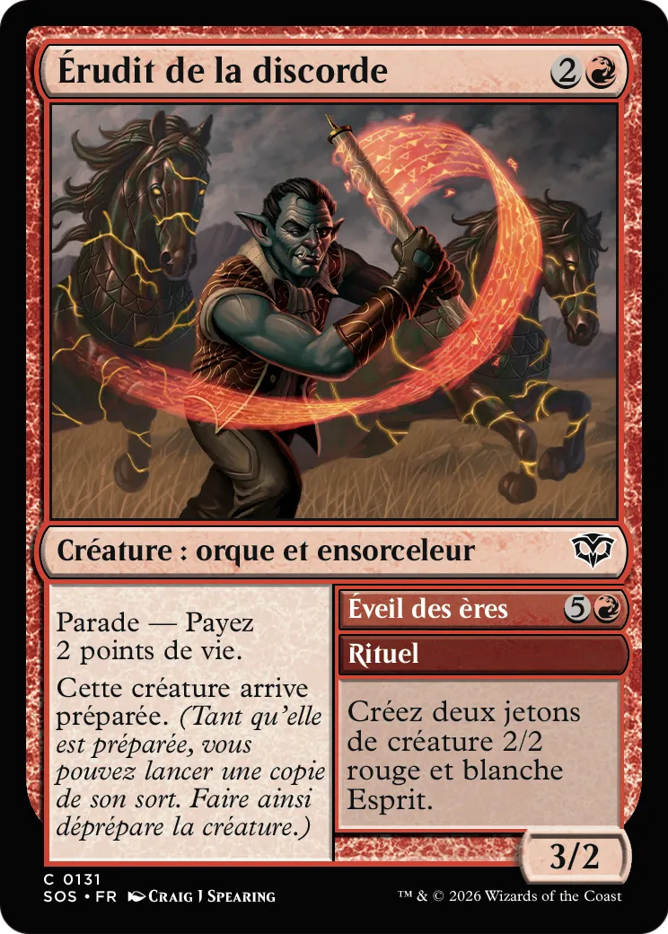 Érudit de la discorde // Awaken the Ages — Secrets of Strixhaven — Magic: The Gathering