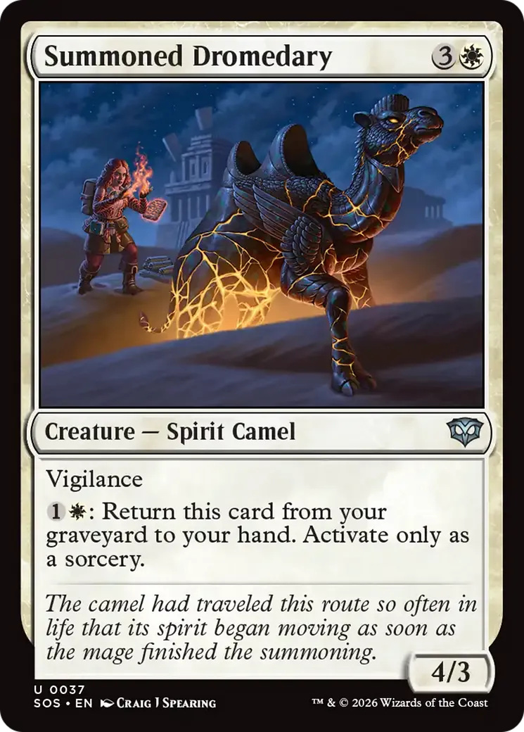 Dromadaire invoqué — Secrets of Strixhaven — Magic: The Gathering