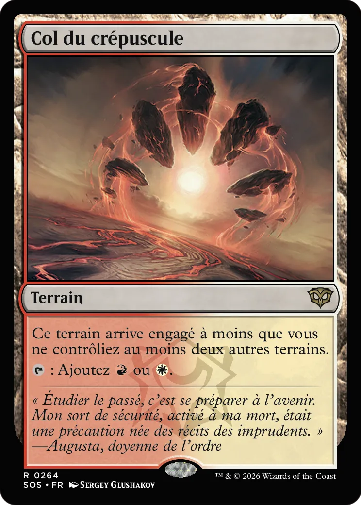 Col du crépuscule — Secrets of Strixhaven — Magic: The Gathering