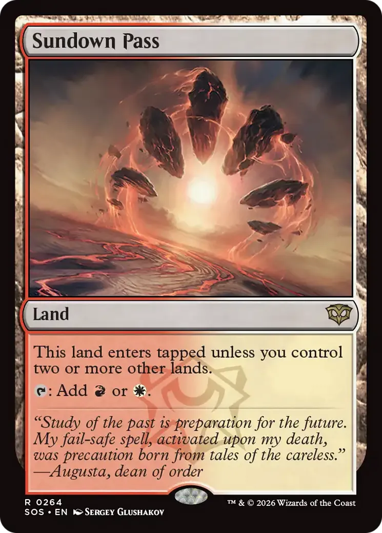 Sundown Pass — Secrets of Strixhaven — Magic: The Gathering