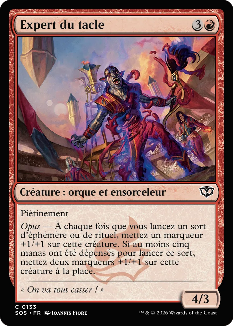 Expert du tacle — Secrets of Strixhaven — Magic: The Gathering