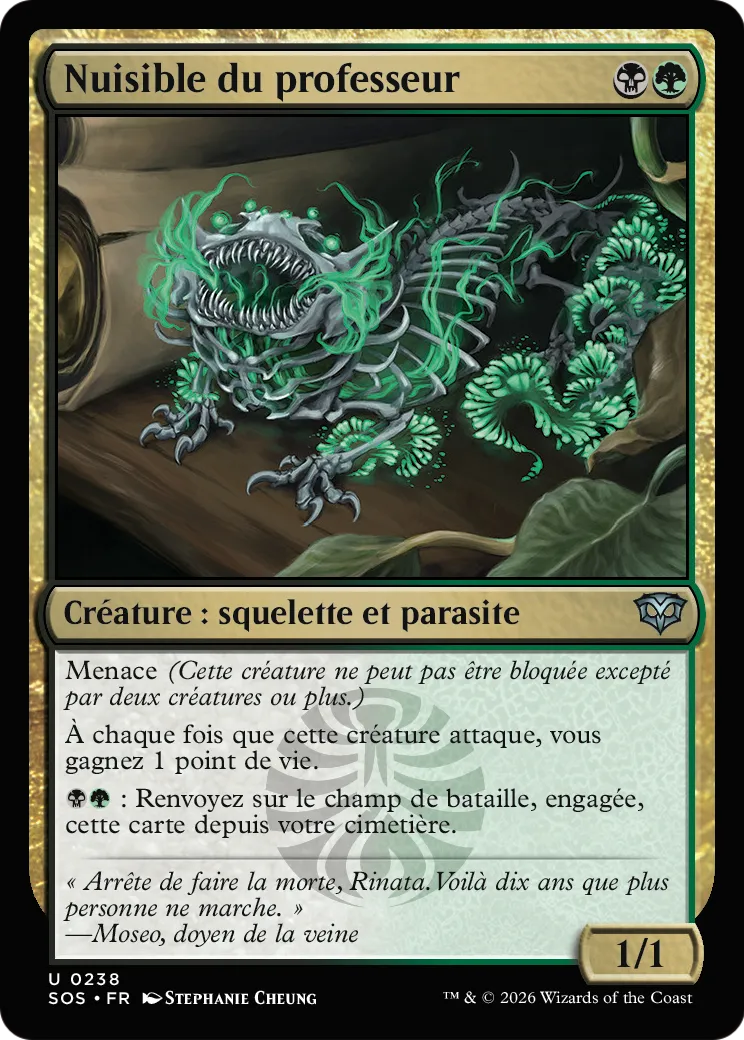 Nuisible du professeur — Secrets of Strixhaven — Magic: The Gathering
