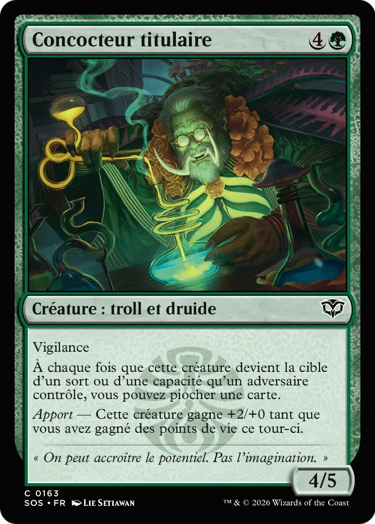 Concocteur titulaire — Secrets of Strixhaven — Magic: The Gathering