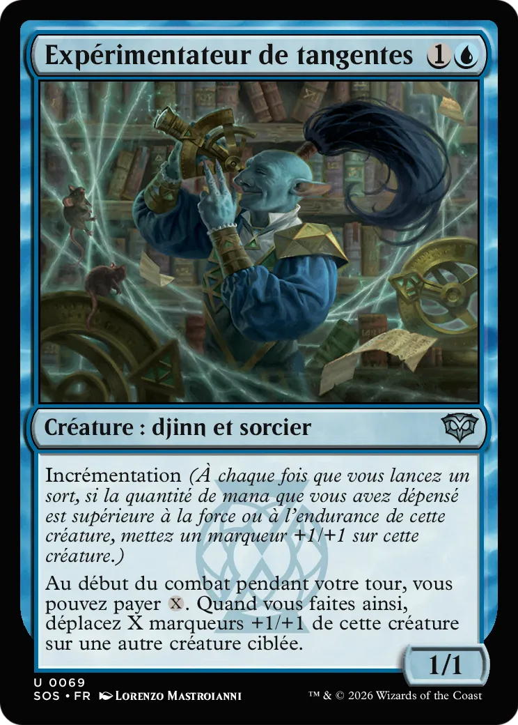 Expérimentateur de tangentes — Secrets of Strixhaven — Magic: The Gathering