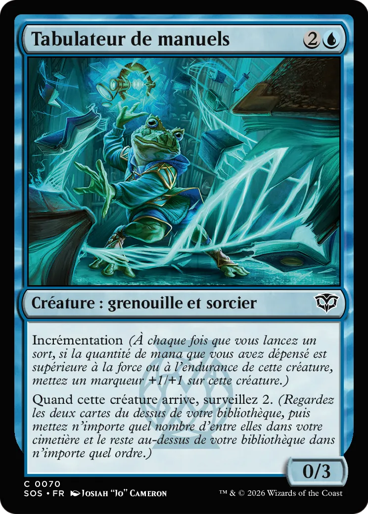 Tabulateur de manuels — Secrets of Strixhaven — Magic: The Gathering