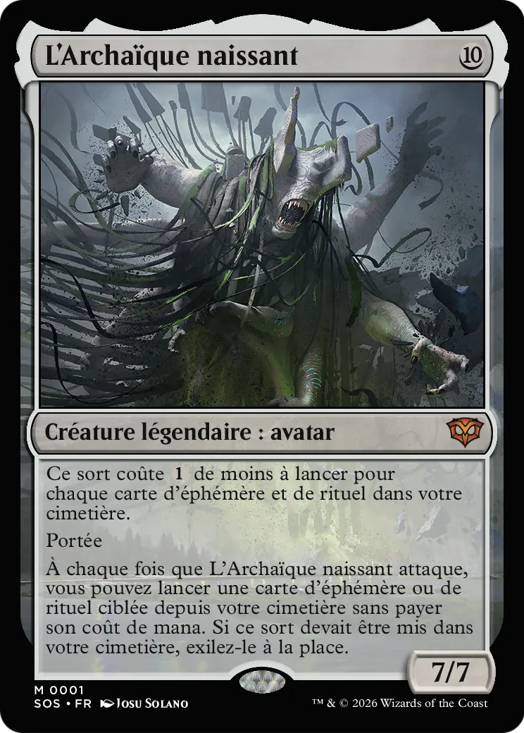 L'Archaïque naissant from Secrets of Strixhaven - Magic: The Gathering