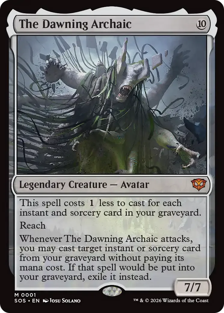 The Dawning Archaic from Secrets of Strixhaven - Magic: The Gathering