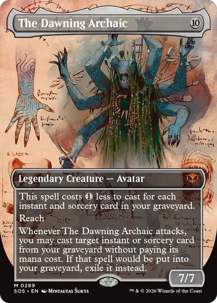 The Dawning Archaic — Secrets of Strixhaven — Magic: The Gathering