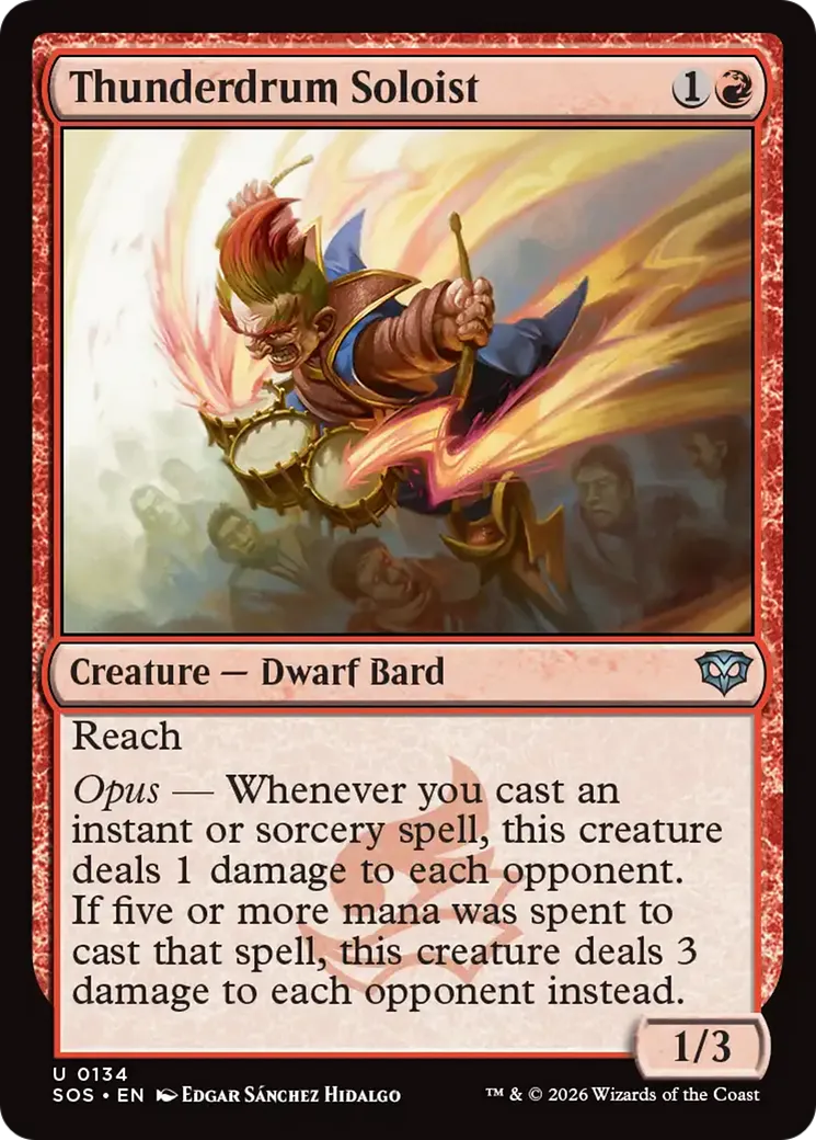 Thunderdrum Soloist — Secrets of Strixhaven — Magic: The Gathering