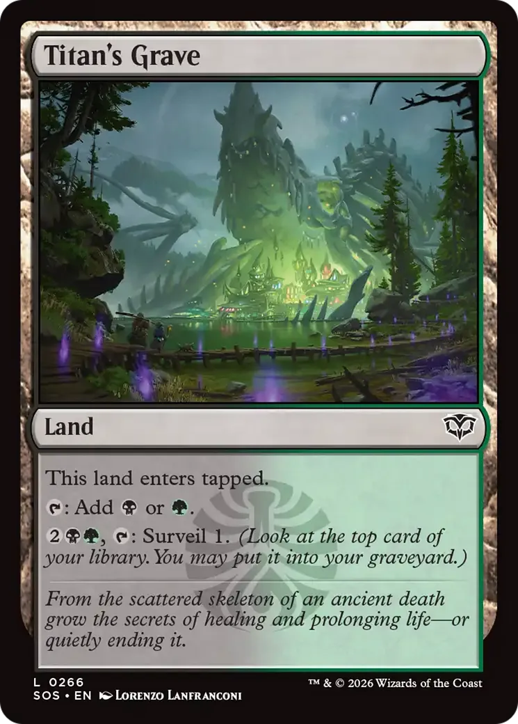 Titan's Grave — Secrets of Strixhaven — Magic: The Gathering