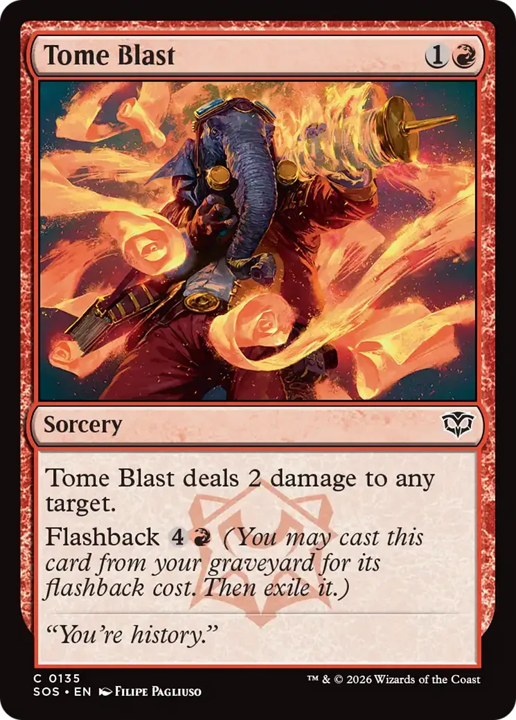 Tome Blast — Secrets of Strixhaven — Magic: The Gathering