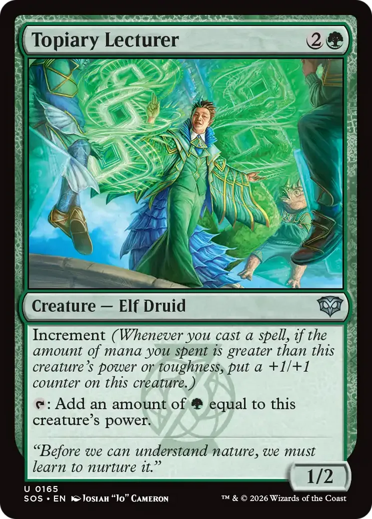 Topiary Lecturer — Secrets of Strixhaven — Magic: The Gathering
