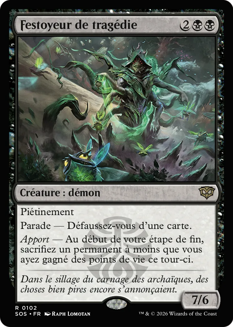 Festoyeur de tragédie — Secrets of Strixhaven — Magic: The Gathering