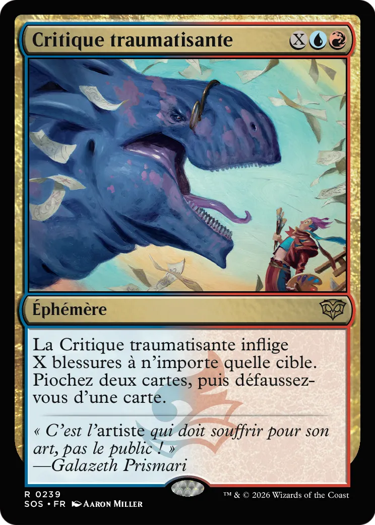 Critique traumatisante — Secrets of Strixhaven — Magic: The Gathering