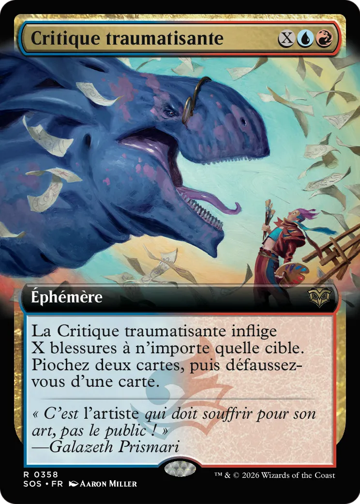 Critique traumatisante — Secrets of Strixhaven — Magic: The Gathering